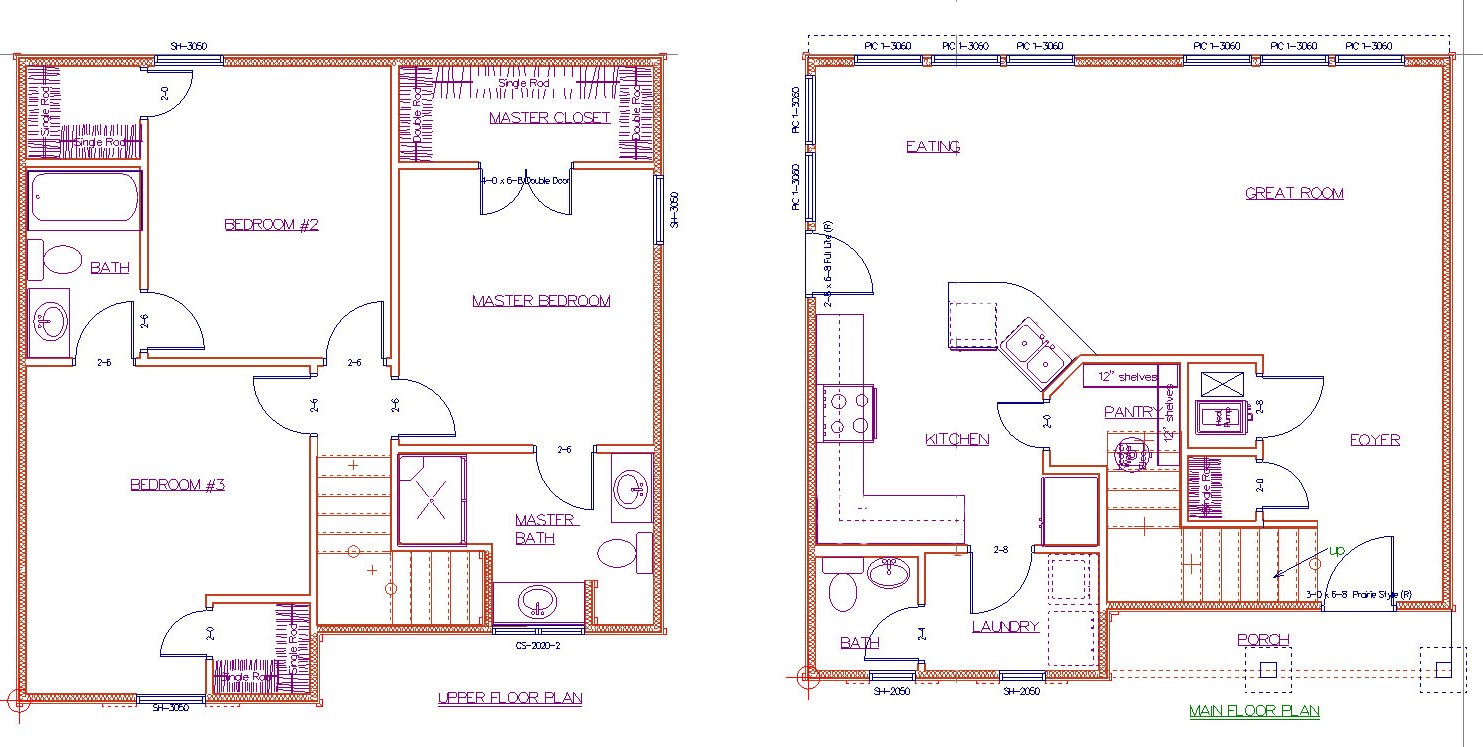 Floorplan 2914scott Custom Homes by Tompkins Construction
