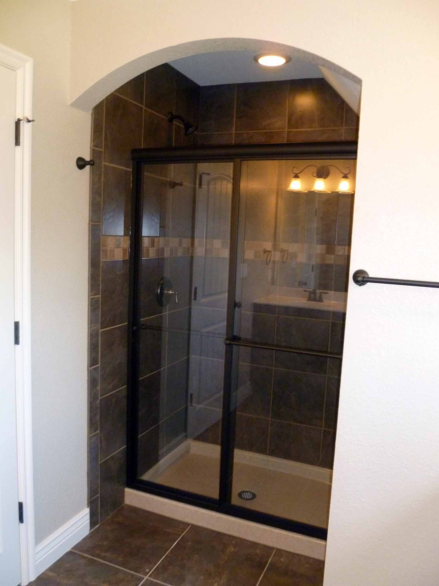 Master shower
