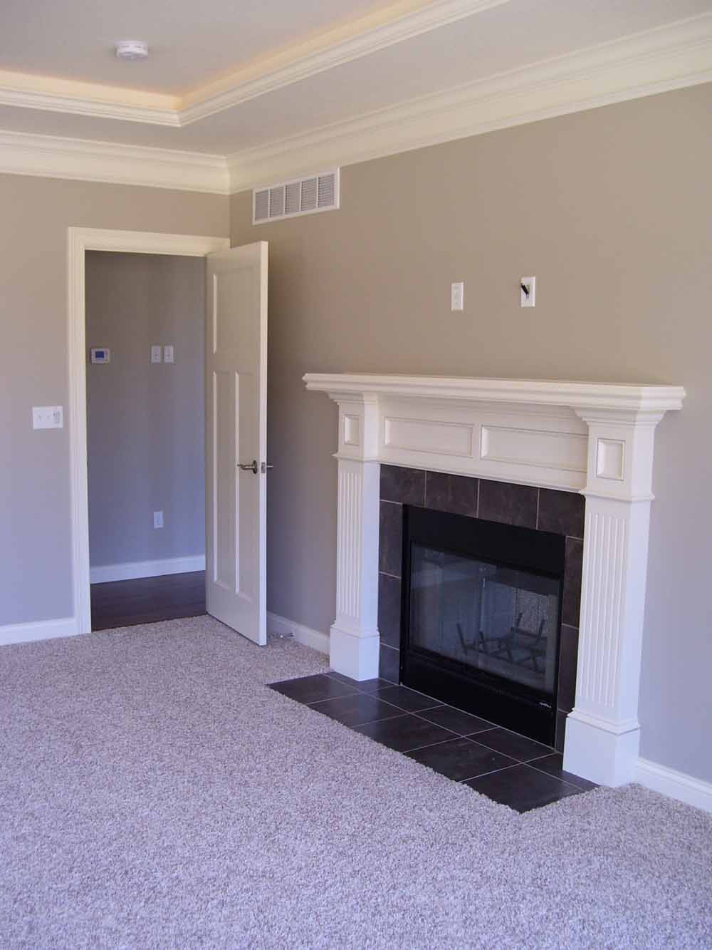 2 sided fireplace in master bedroom