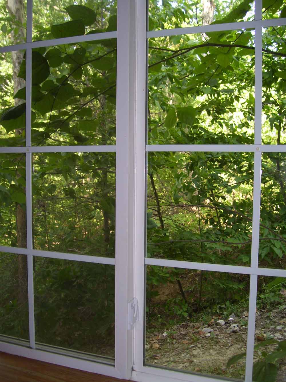 View out master bedroom window