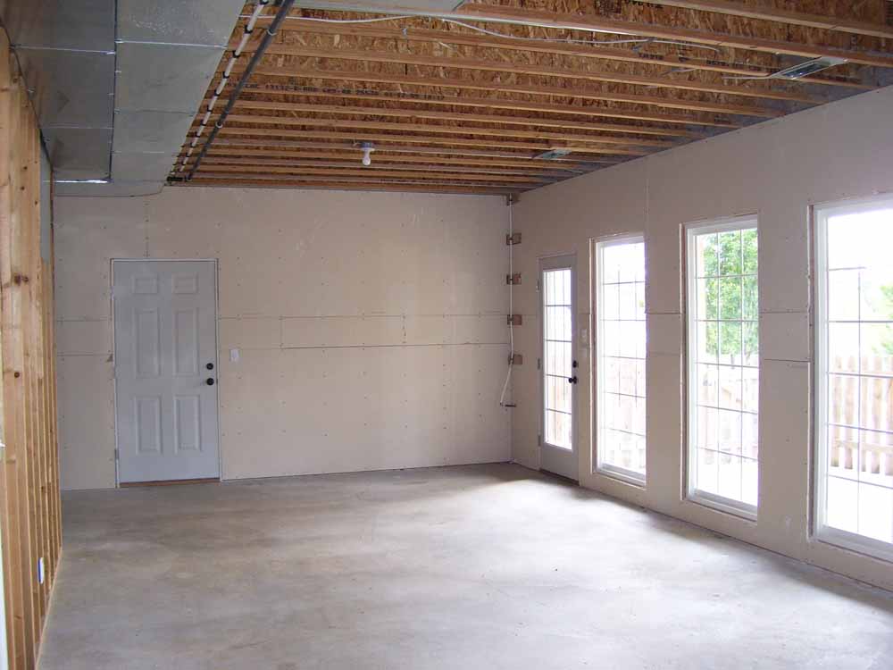 Unfinished basement