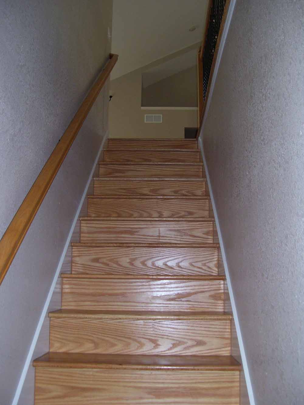 Stairs to walk out basement level