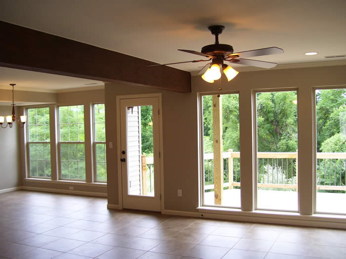 View from Foyer into Great room