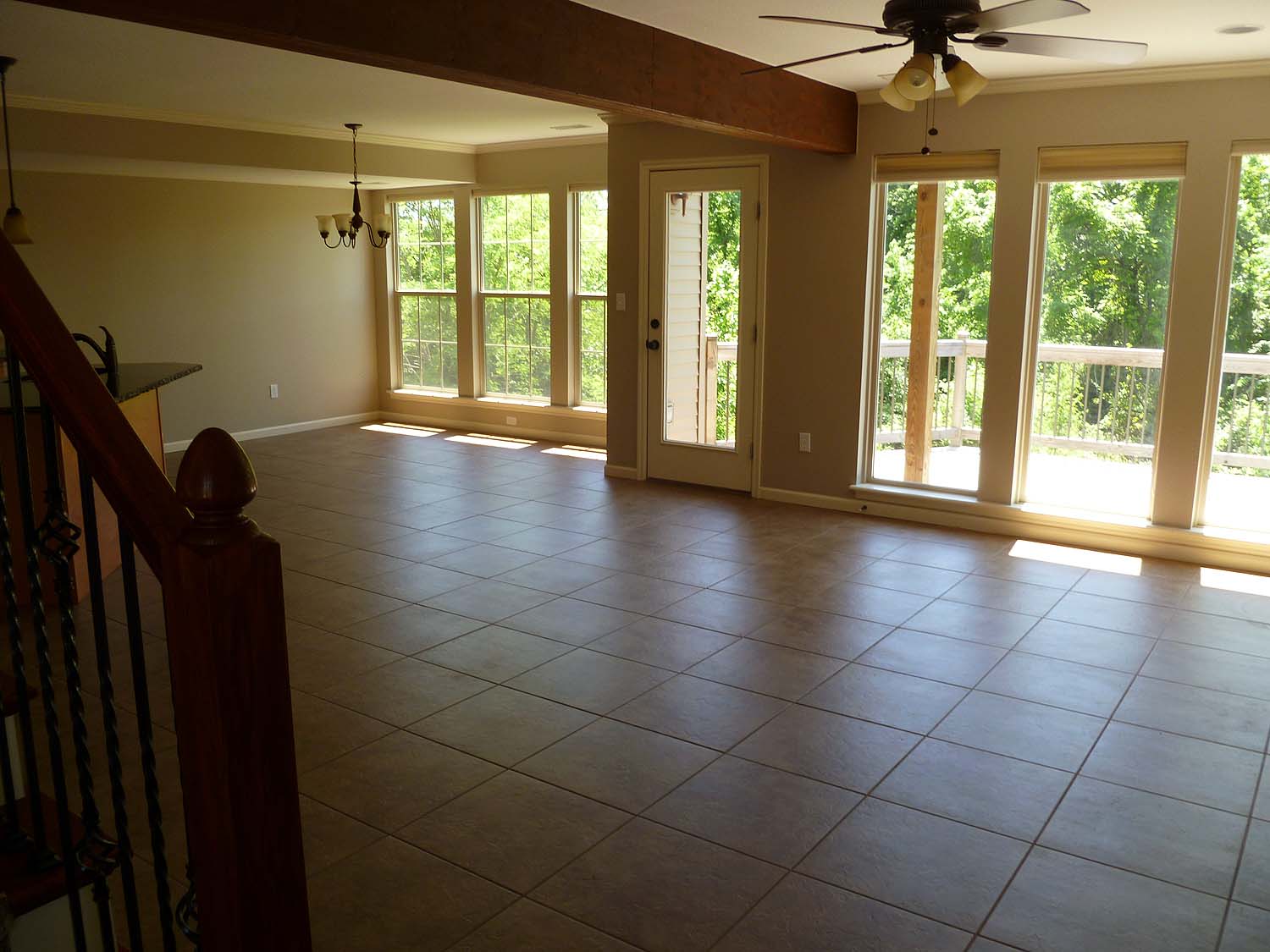 View from Foyer into Great room