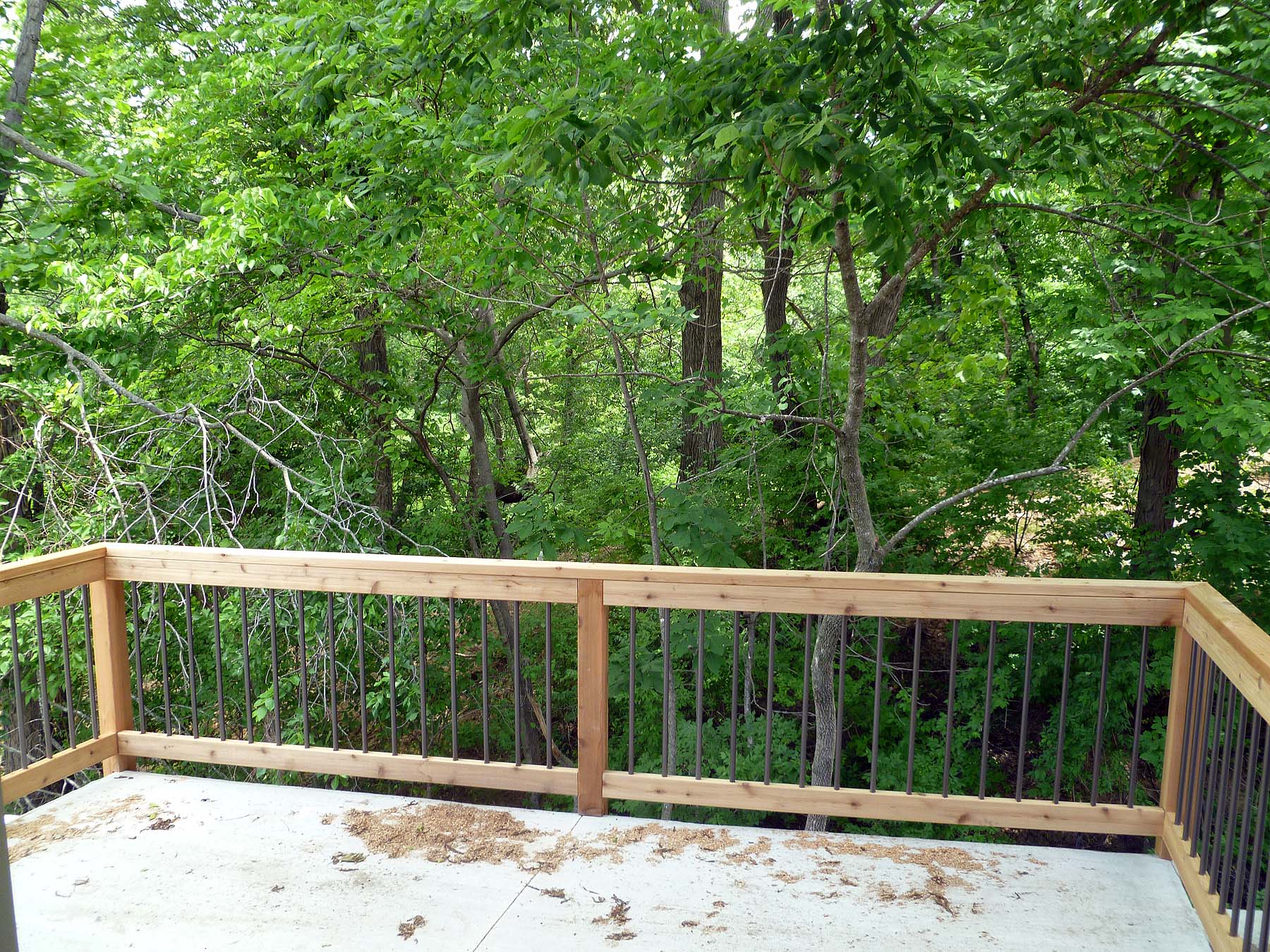 rear patio