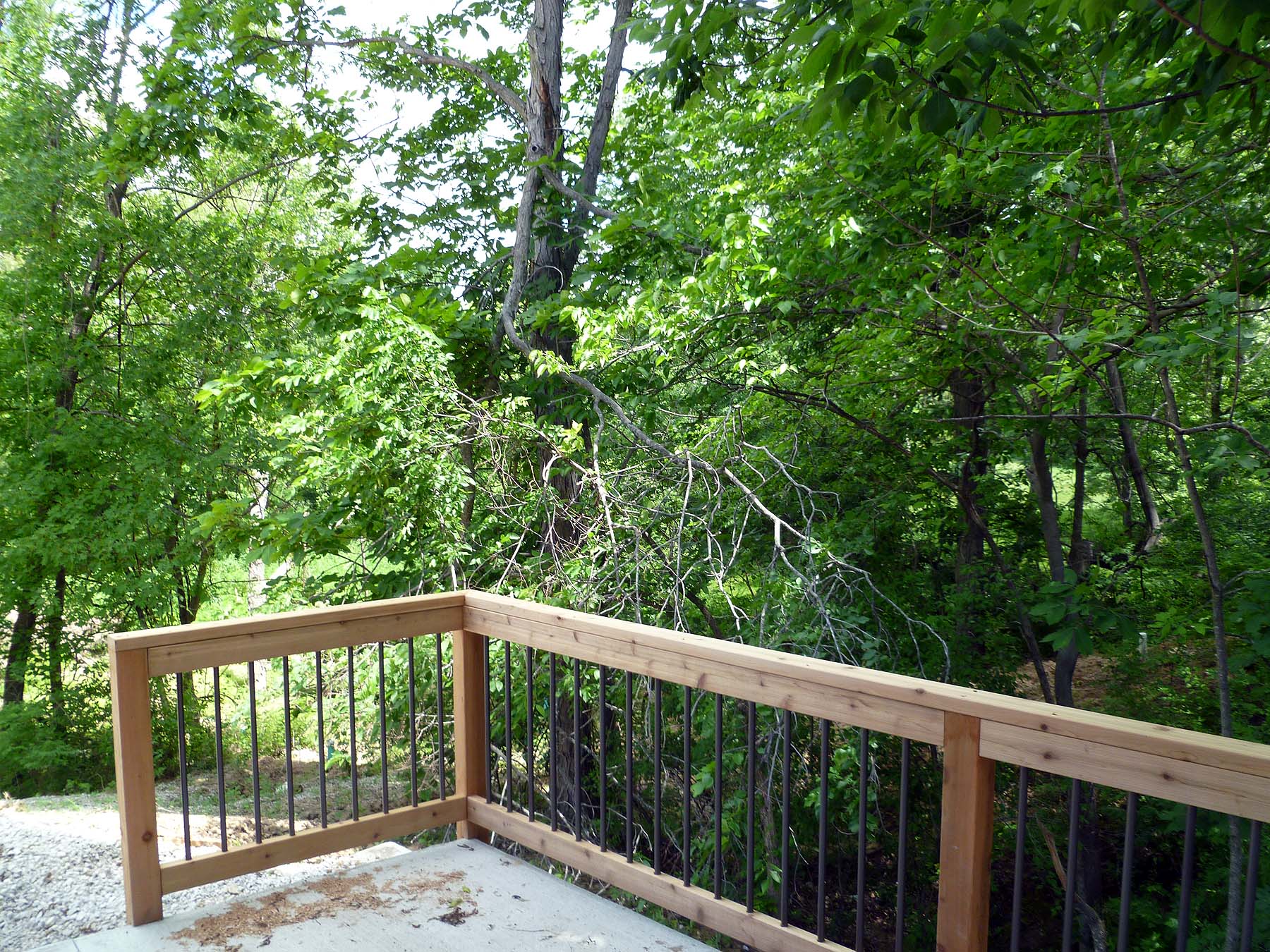 rear patio