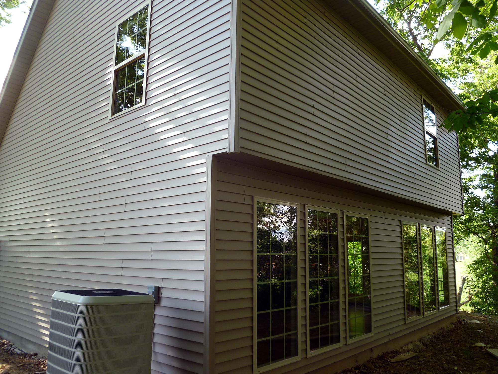 rear of house