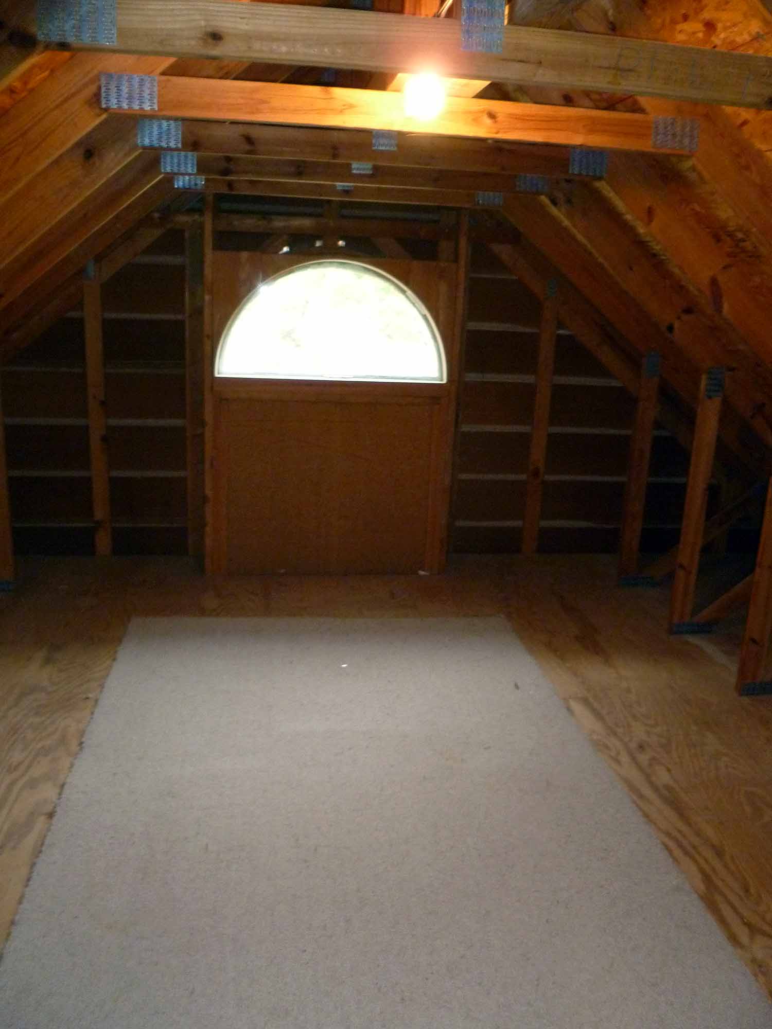 Storage over garage