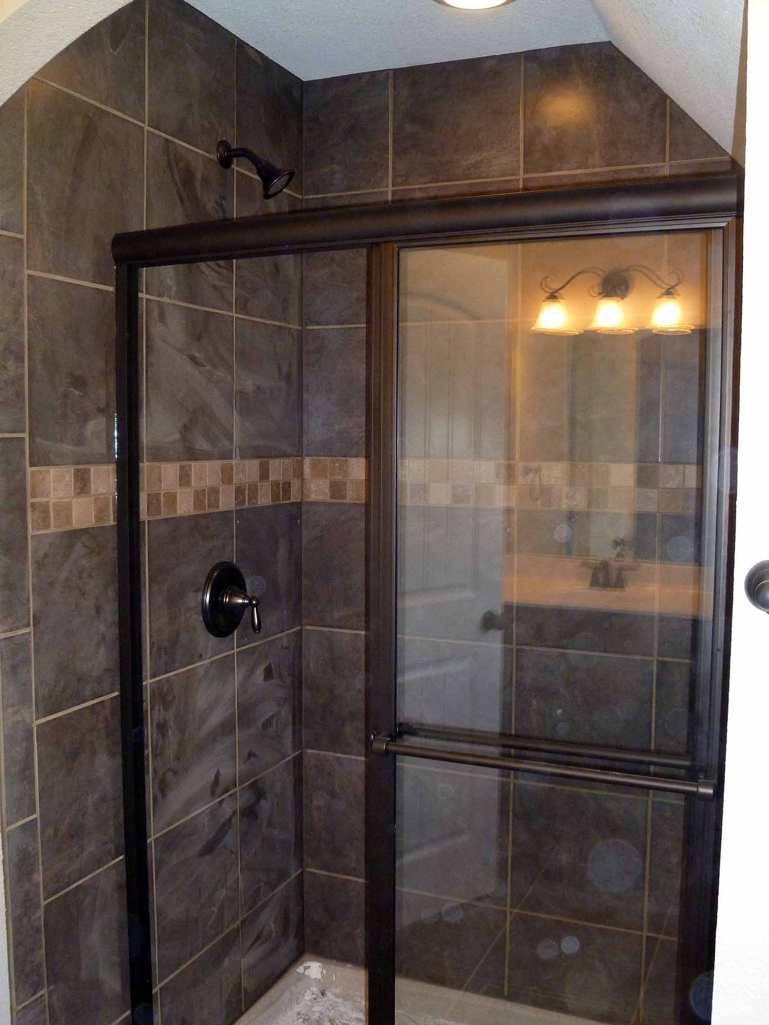 Master shower