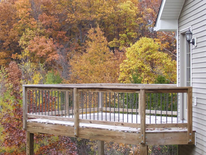 Rear deck