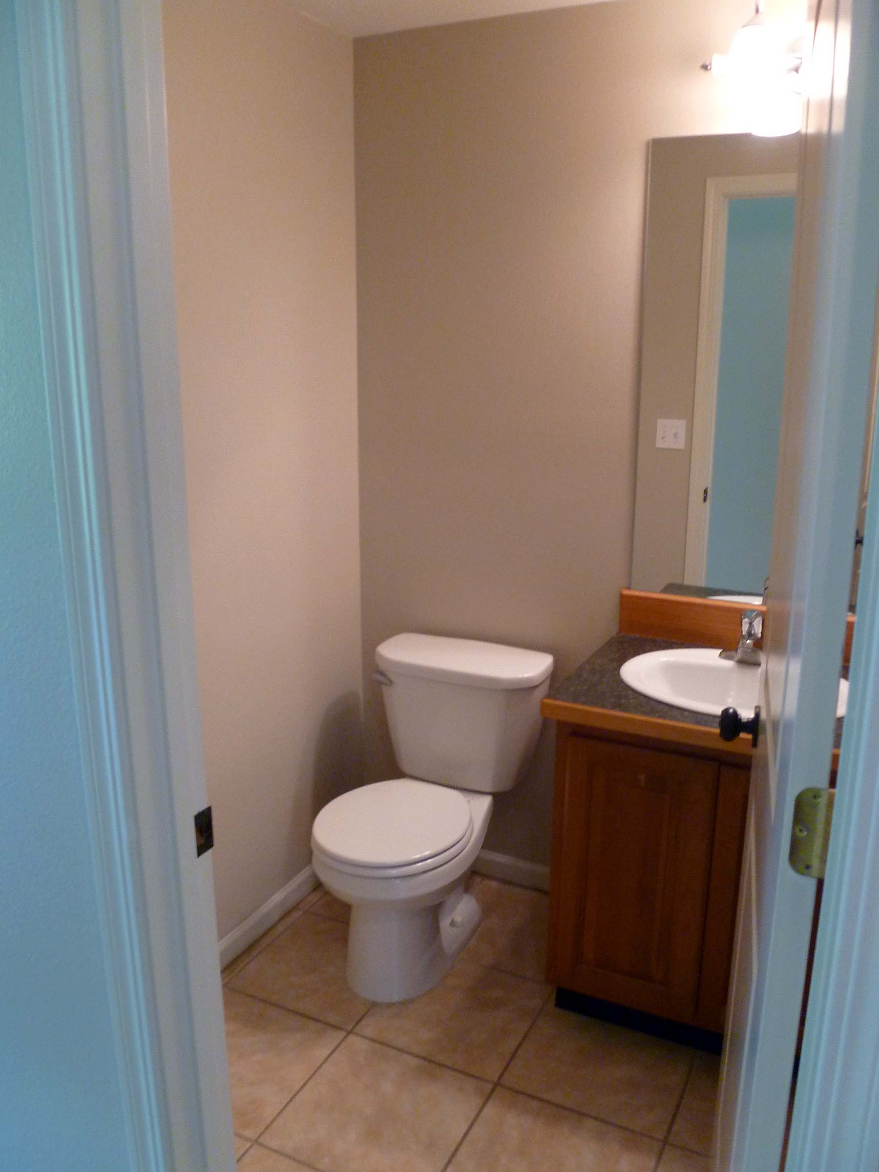 Powder bath on main floor