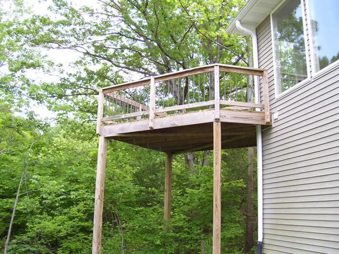 Rear deck