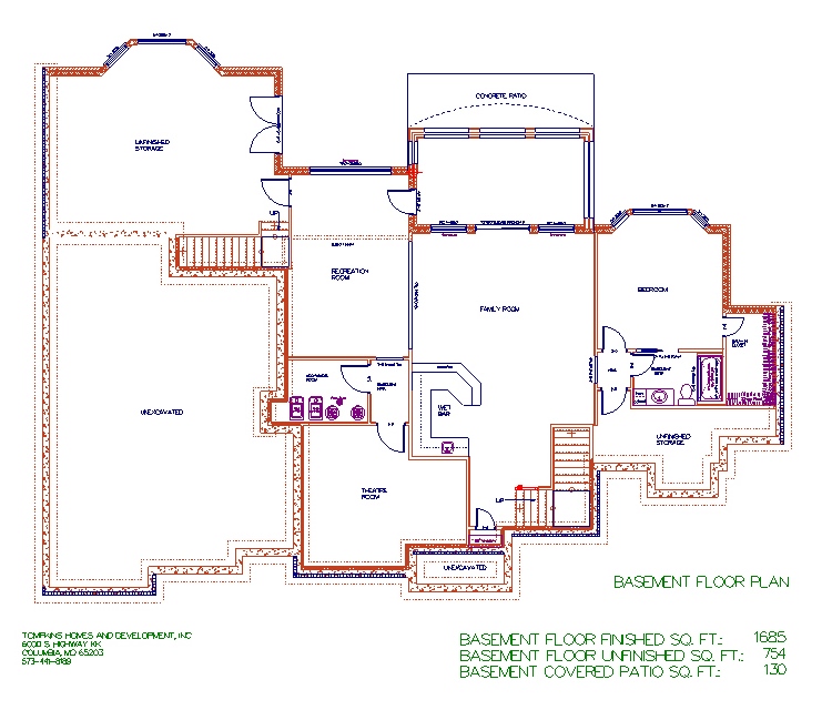 5804 Lightpost Drive basement floor plan