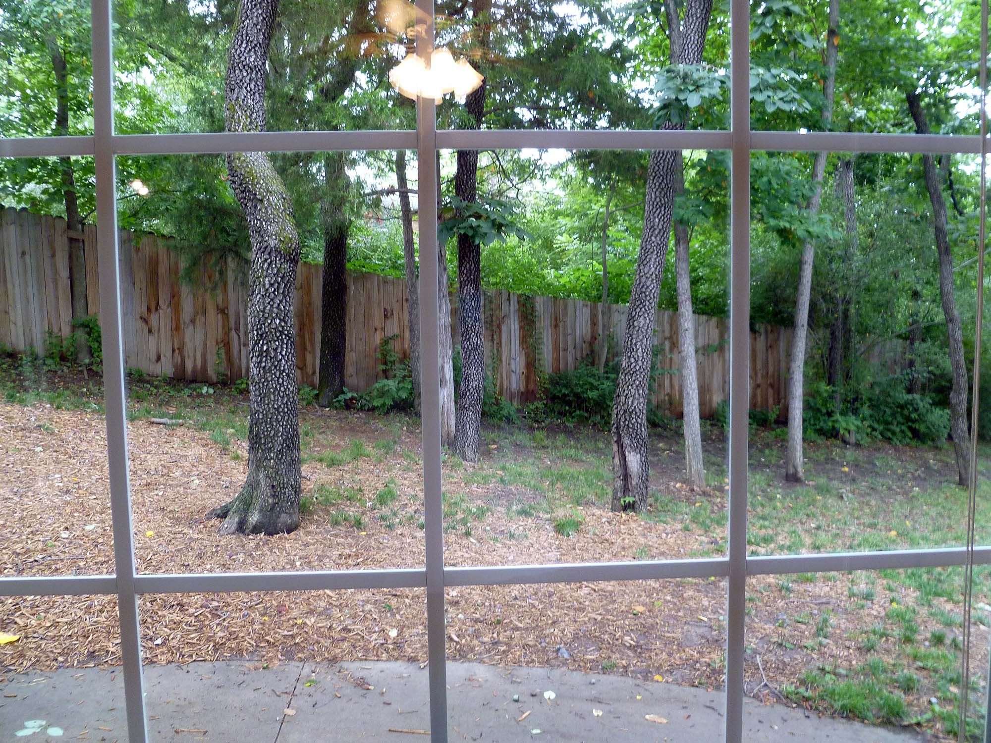 View out great room windows