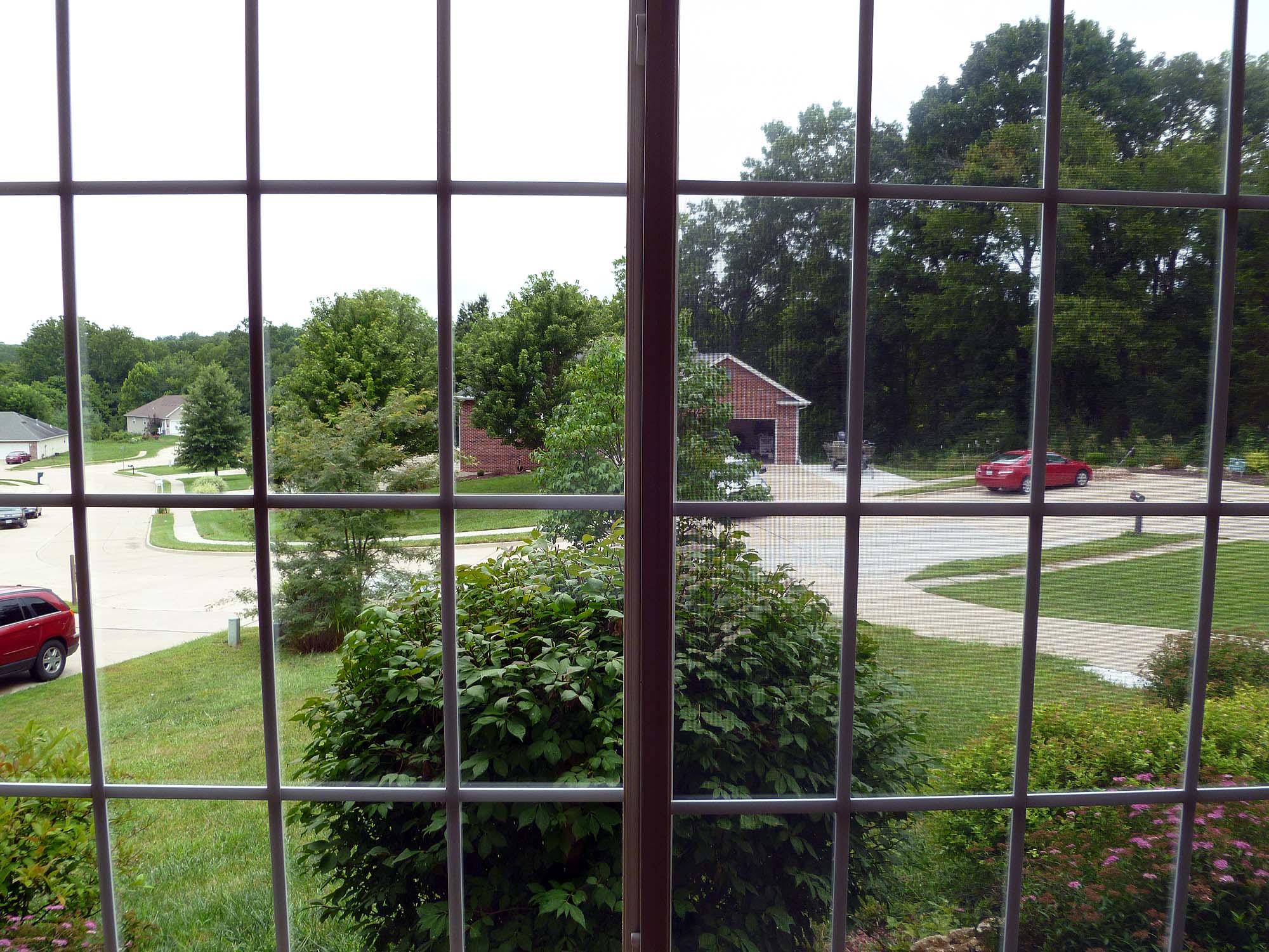 View out of master bedroom window