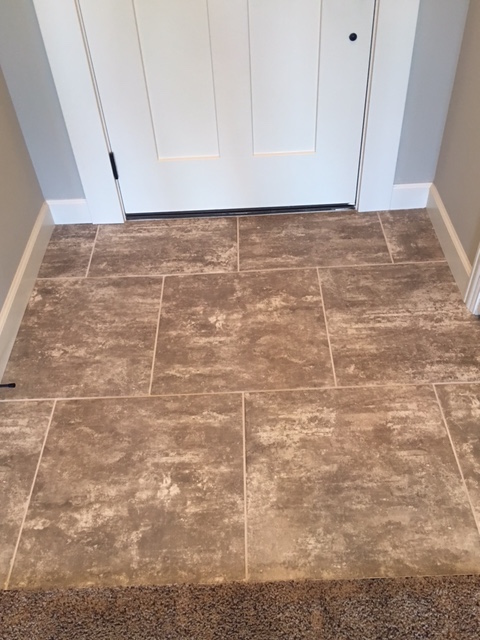 Tile throughout house