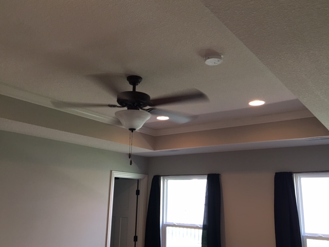 Master bedroom ceiling fan
