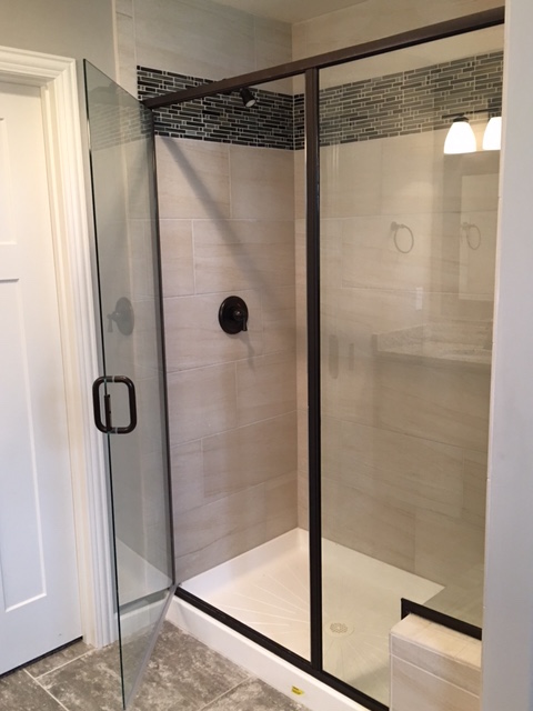 Tile shower