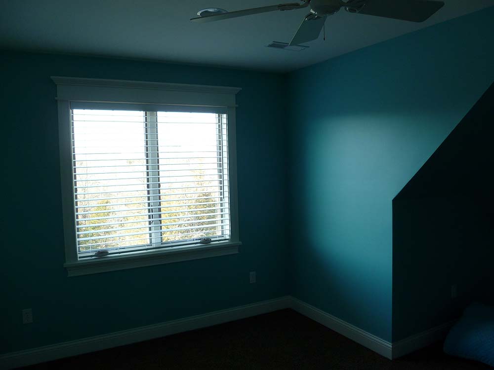 <p>Inside view of bedroom dormer</p>