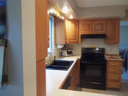 Kitchen from eating area