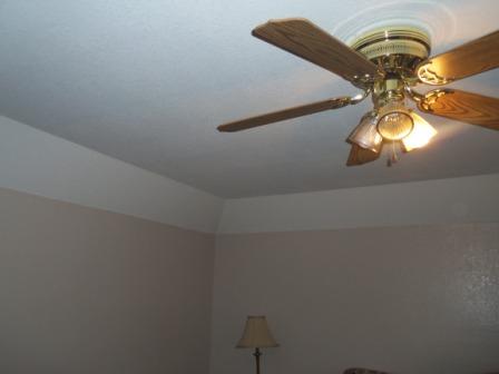 Master bedroom tray ceiling