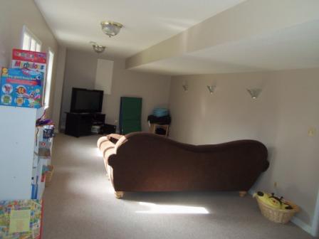 Walk out basement family room
