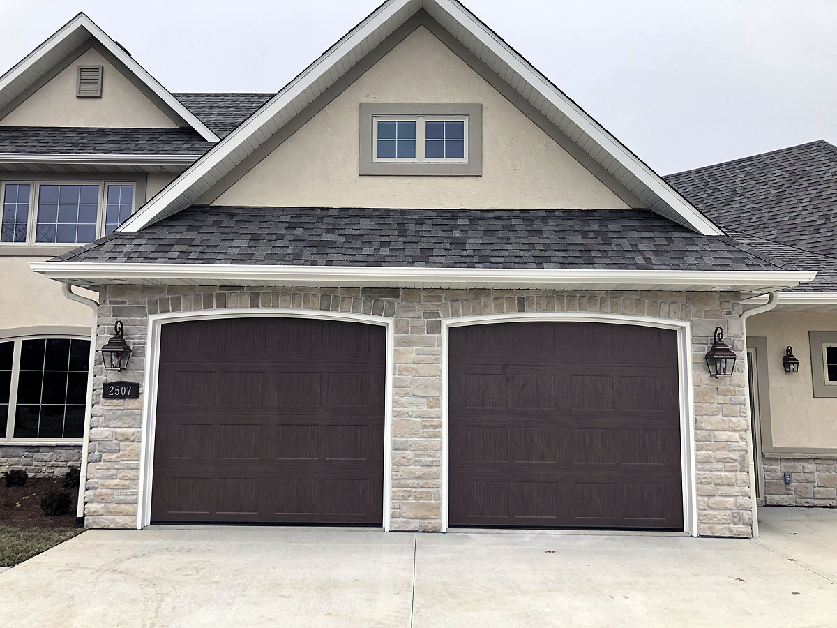 garagedoors Custom Homes by Tompkins Construction